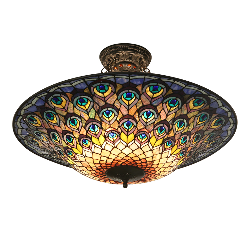 TDD004 antique tiffany chandelier_ZFmosaic factory