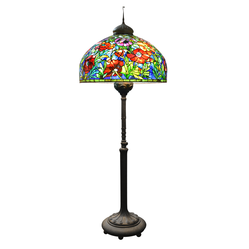 Tldc002 Stained Glass Floor Lamp, Stained Glass Floor Lamp